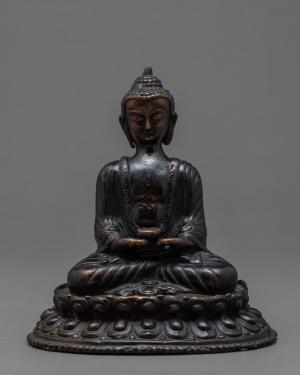 Amitabha Buddha Statue | Hand-Carved Sculpture | Tibetan Crafts | Himalayan Sculpture | Souvenir From Nepal | Gift For Buddhist | Artifacts